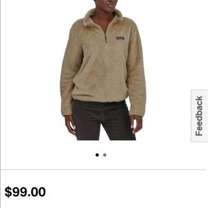 Womens Patagonia Khaki Los Gatos 1/4zip sweater.Great condition(only worn twice)